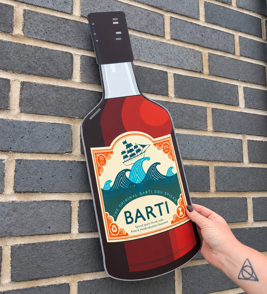 Barti Bottle Sign