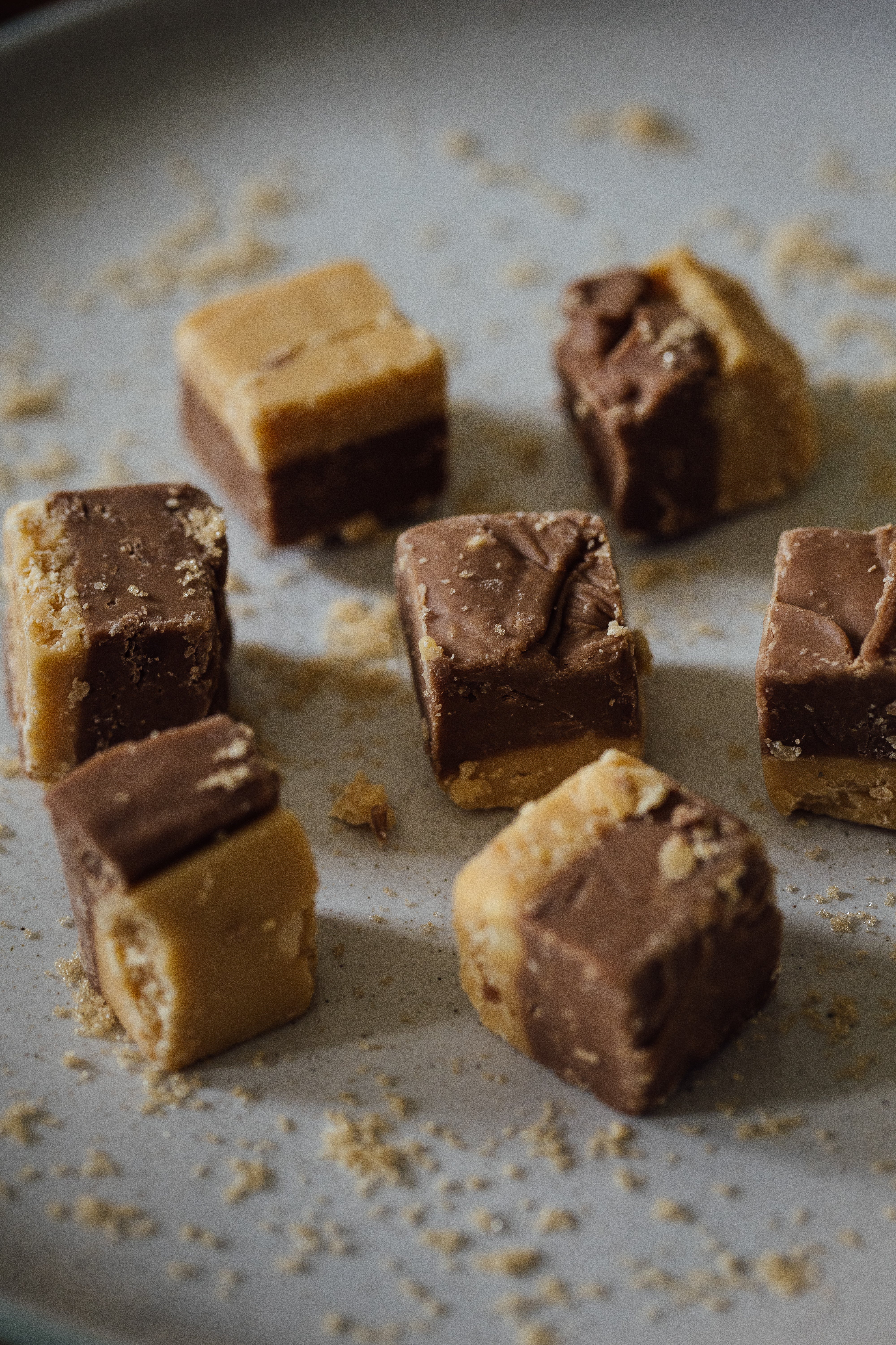 cubes of Barti fudge