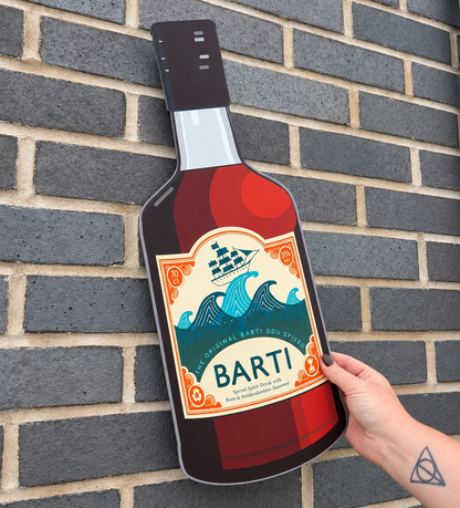Barti Bottle Sign