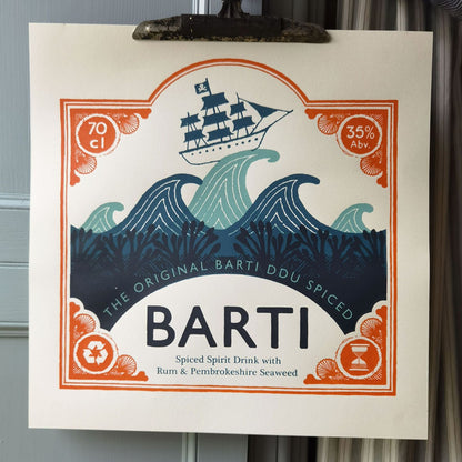 Barti Screen Print by Tom Frost