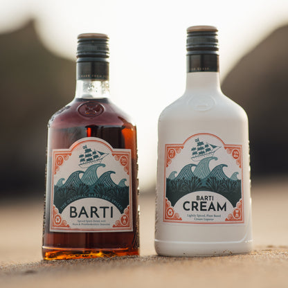 Best Spiced Rum and Cream Liqueur cocktail duo set