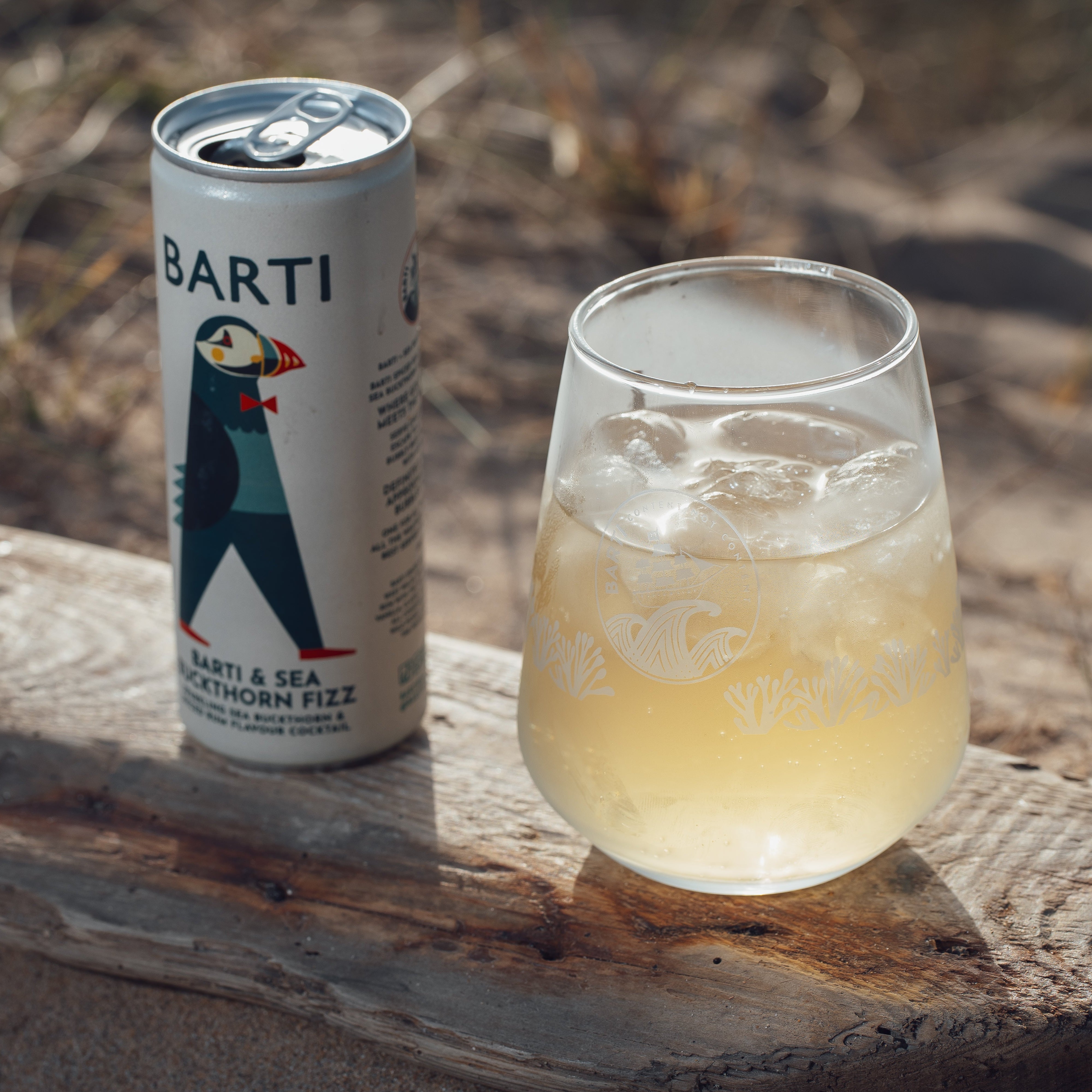 Barti & Sea Buckthorn Fizz - Pre-mixed Cocktail Can