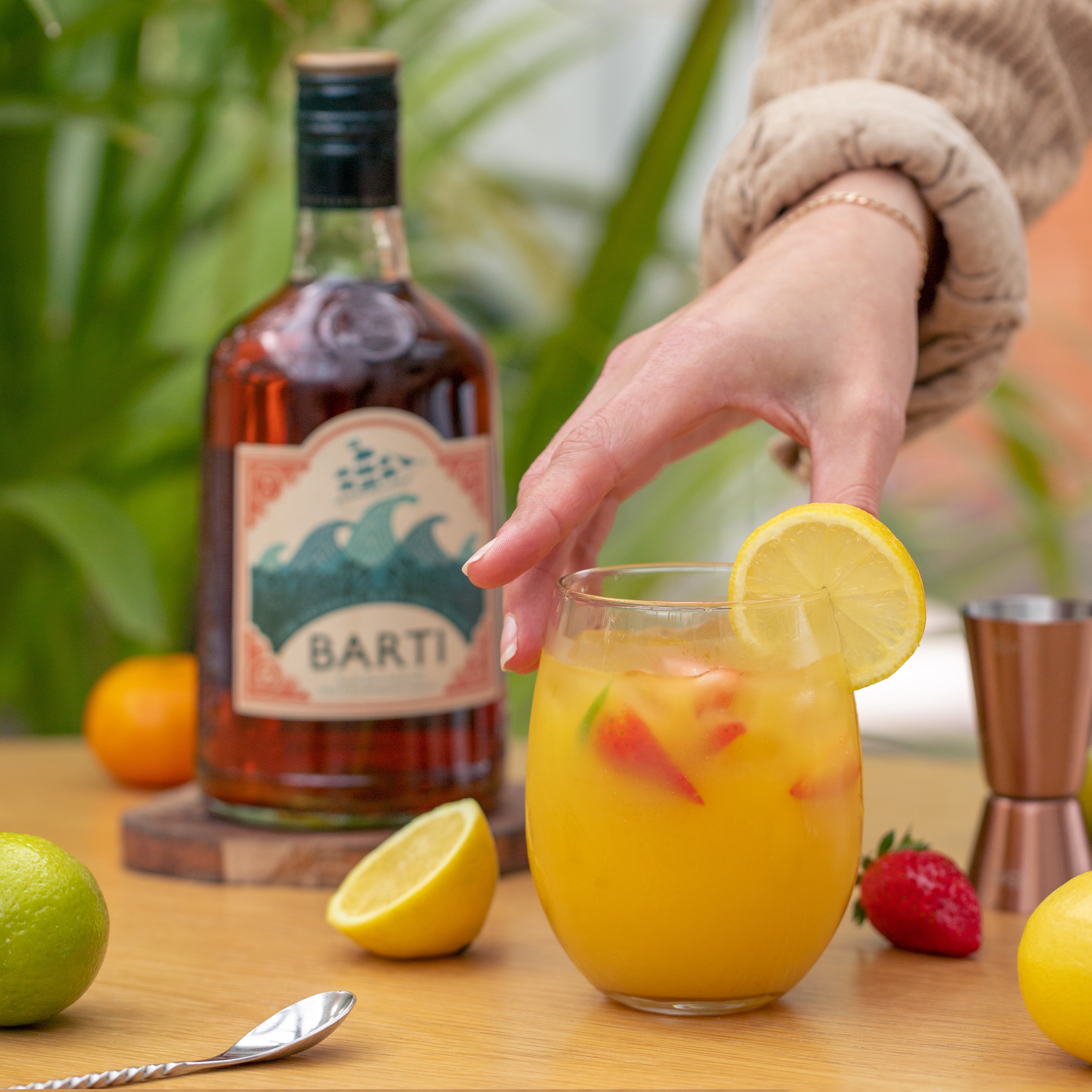 Best Rum Punch Recipe made with the Best Spiced Rum, Barti Spiced.