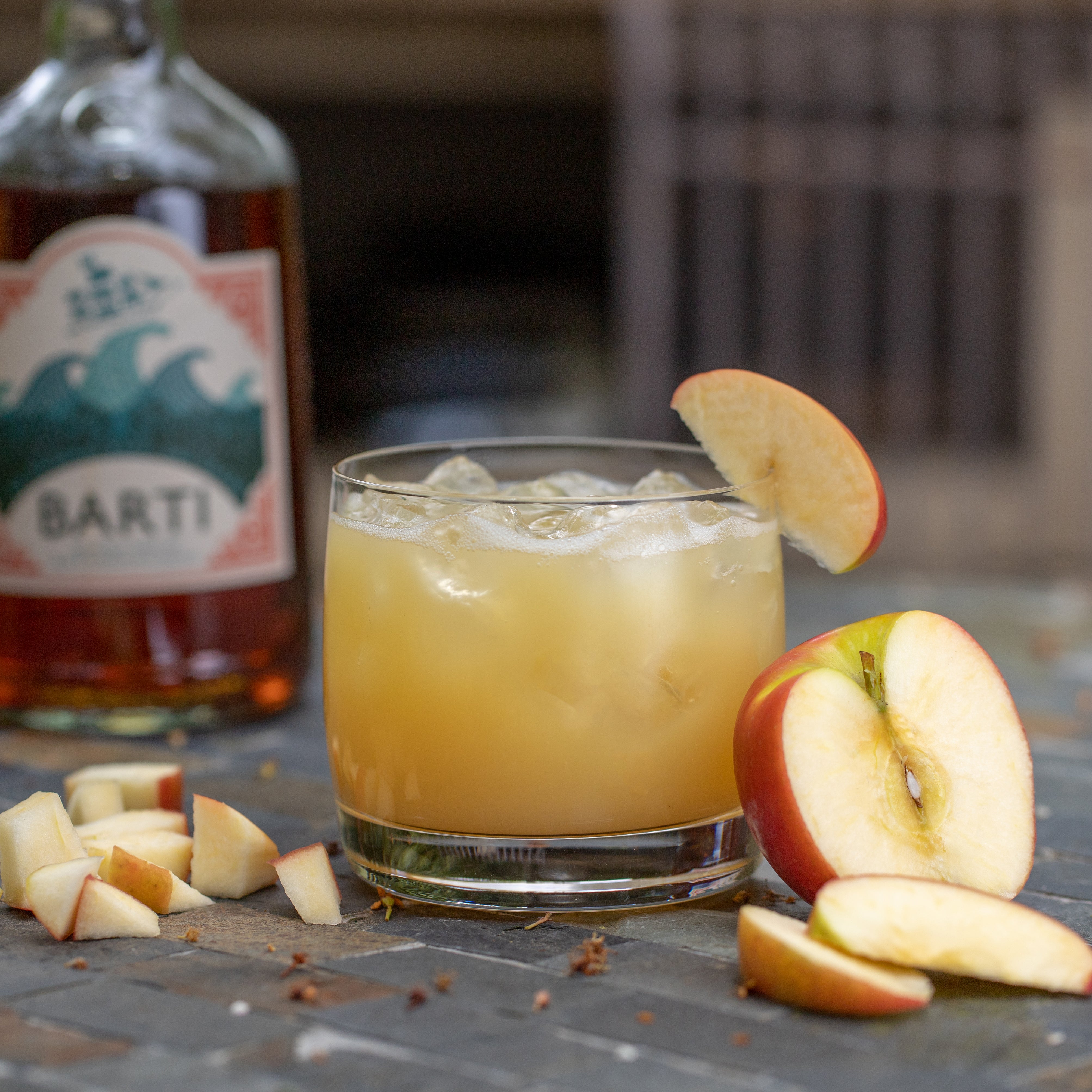 Apple and Spiced Rum Cocktail Made With Barti Spiced The Best Tasting Spiced Rum