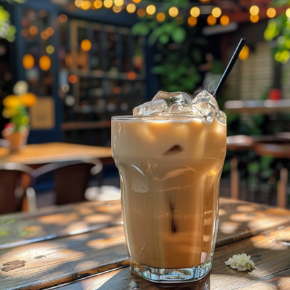 Barti Iced Chai Latte Cocktail made with Best Spiced Rum and Cream Liqueur cocktail duo set By Barti Spiced Rum