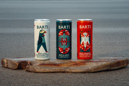 Barti & Sea Buckthorn Fizz - Pre-mixed Cocktail Can