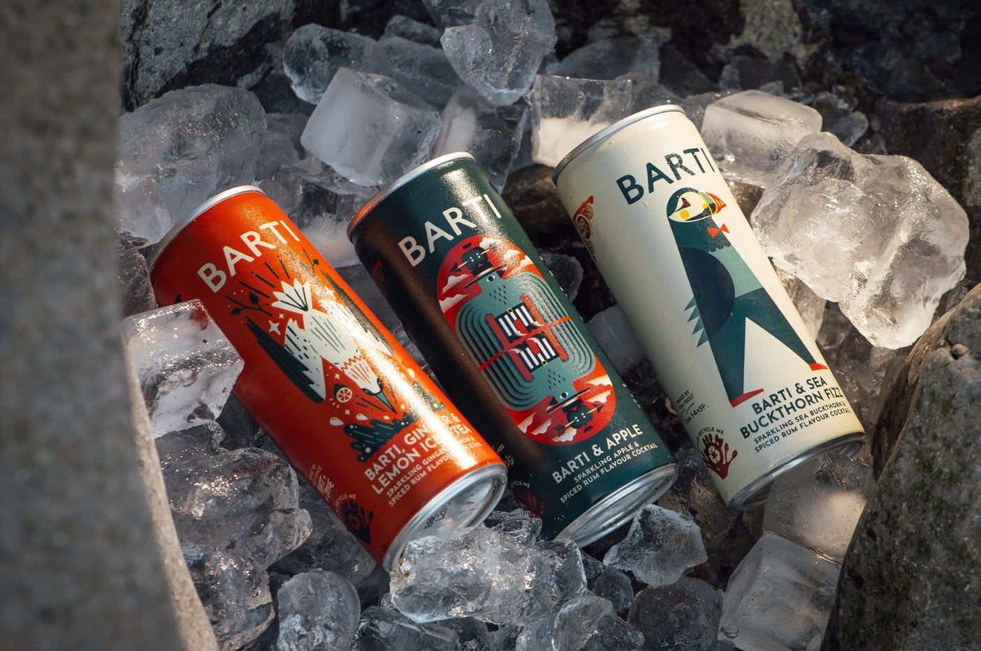 Barti, Ginger & Lemon Iced Tea - Pre-mixed Cocktail Can