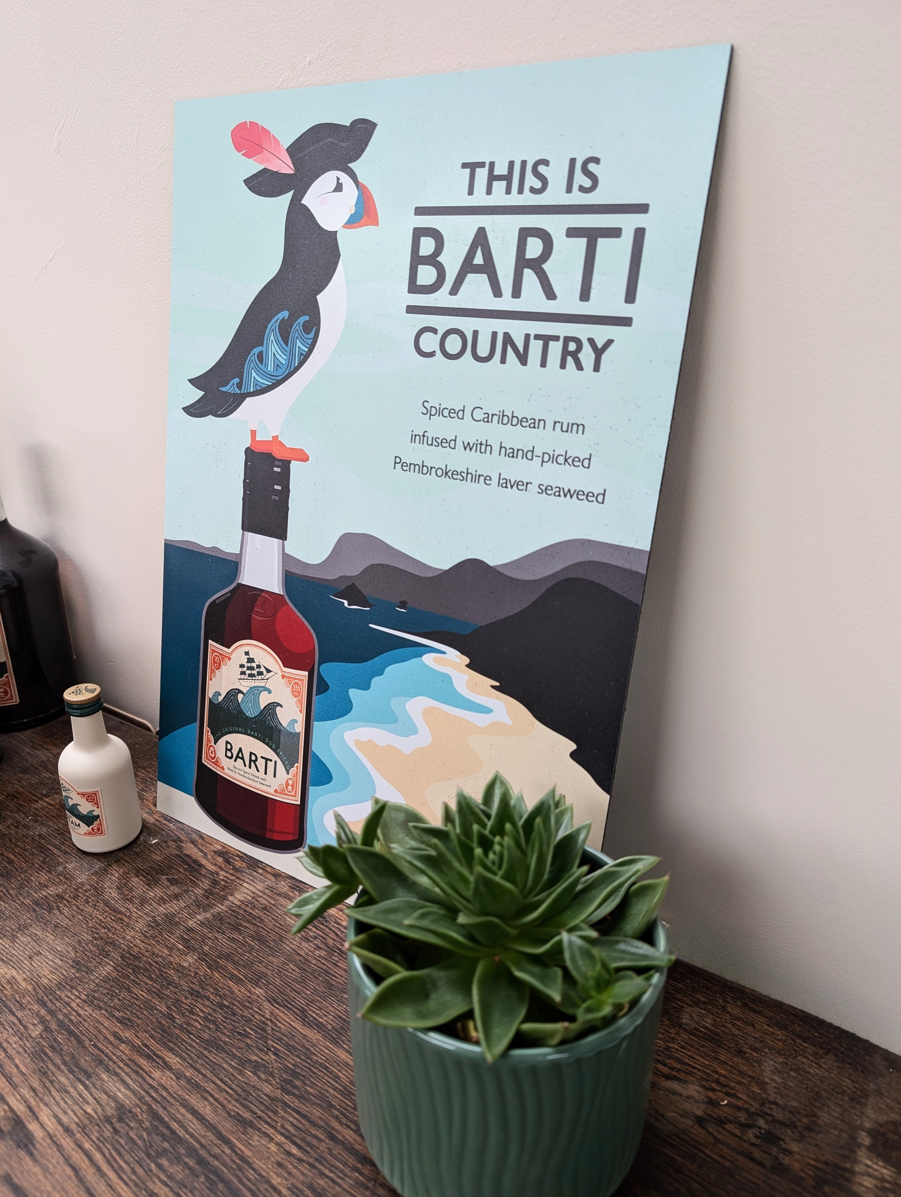 A3 Barti Country Sign